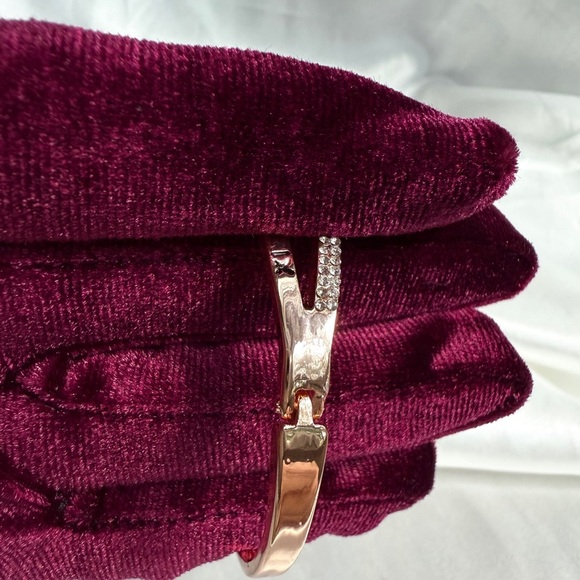 Stainless steel and zircon -Roman Numeral Bangle Bracelet - Picture 9 of 12